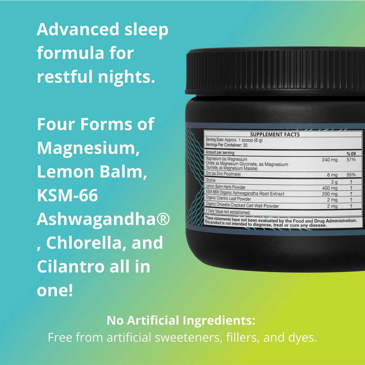 Fuel 4 Ever Sleep Berry Flavor Powder for Sleep - 30 Servings - image 2