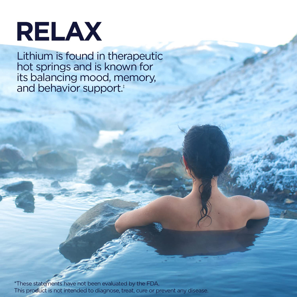 KAL Lithium Orotate ActivMelt 5mg Mood Support - 90 Tablets - image 4