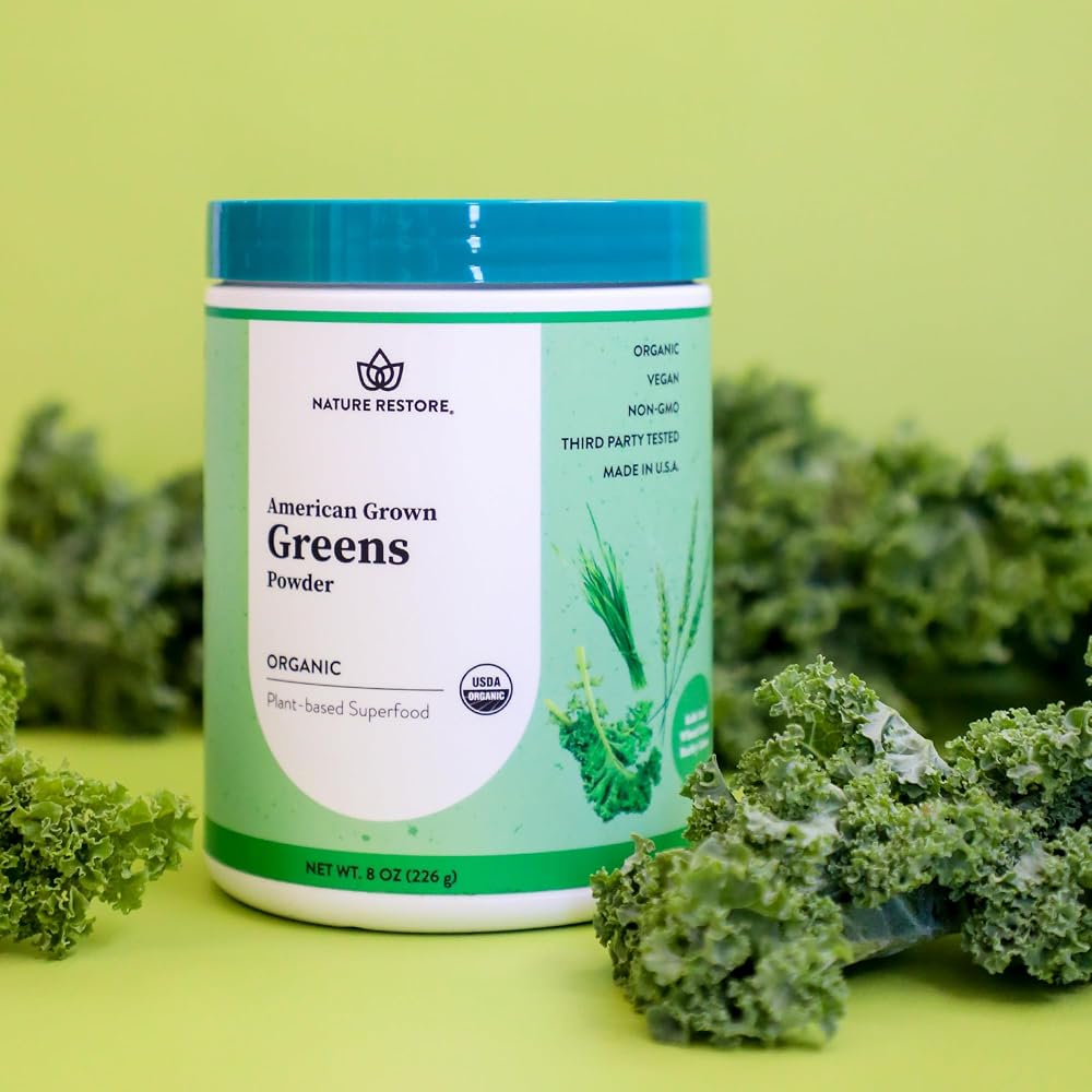 Nature Restore Organic Greens Powder - 8 oz - image 7