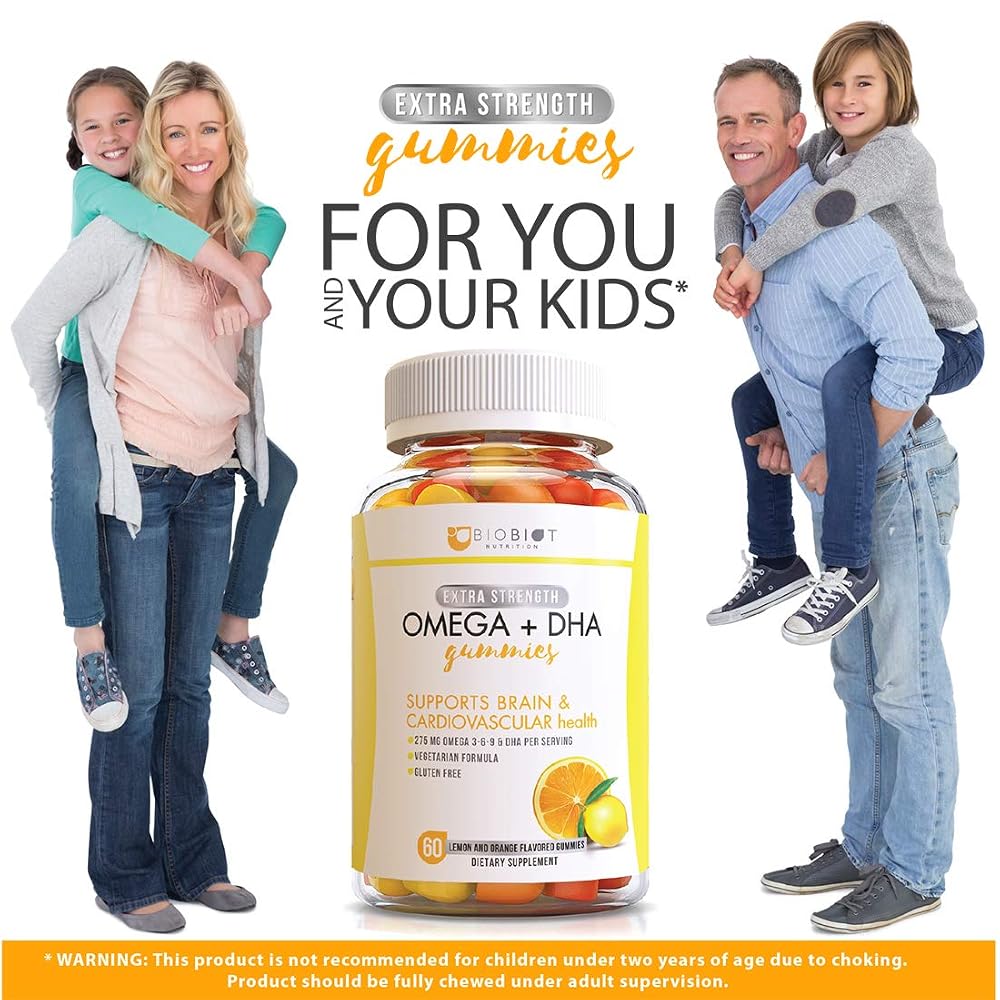 Biobiot Omega 3-6-9 & DHA Fish Oil Chewable Gummy - 60 Gummies - image 3