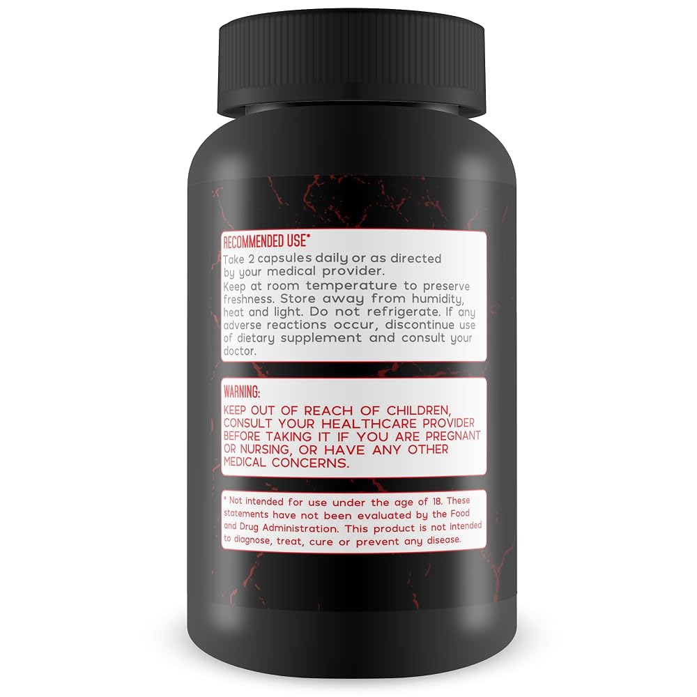 True You Health Rising Phoenix Pro L-Arginine Blood Flow - 60 Capsules - image 3