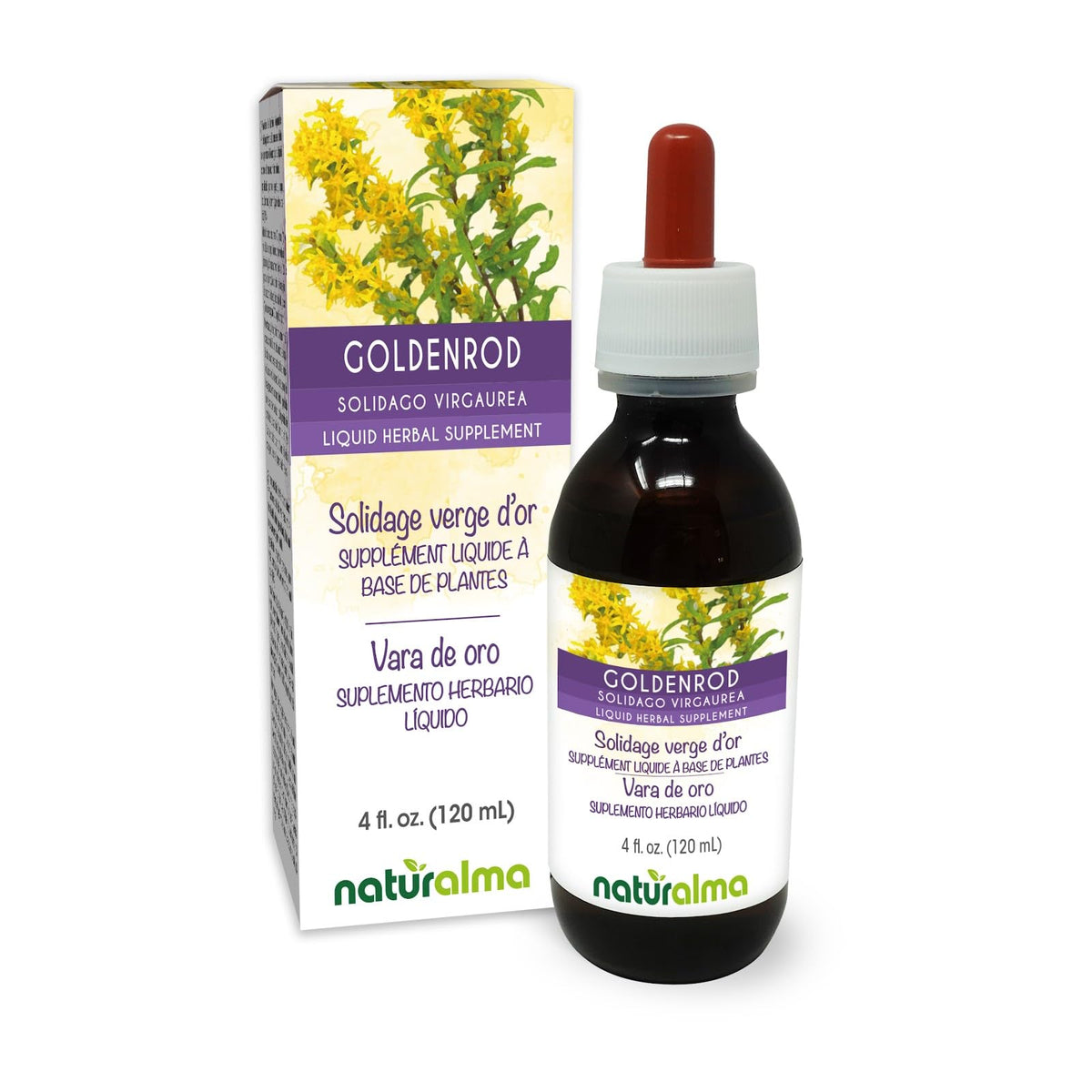 Naturalma Goldenrod Herb Liquid Extract - 4 fl oz