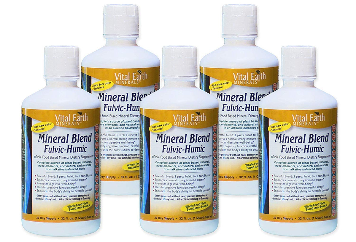 Vital Earth Minerals Fulvic-Humic Mineral Blend - 5 Pack