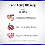 Natural Systems Folic Acid 400 mcg Prenatal Vitamin - 100 Tablets - image 6