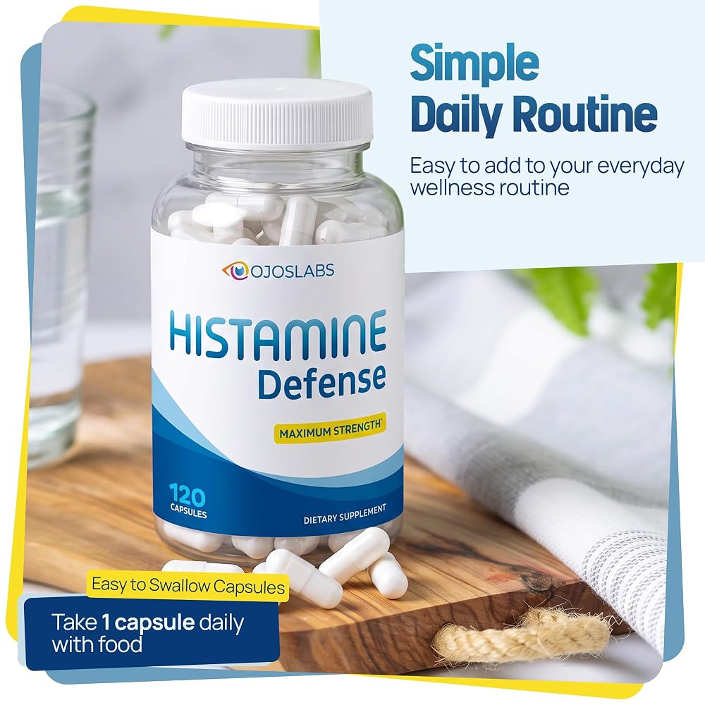 OjosLabs Advanced Histamine Defense - 120 Capsules - image 5