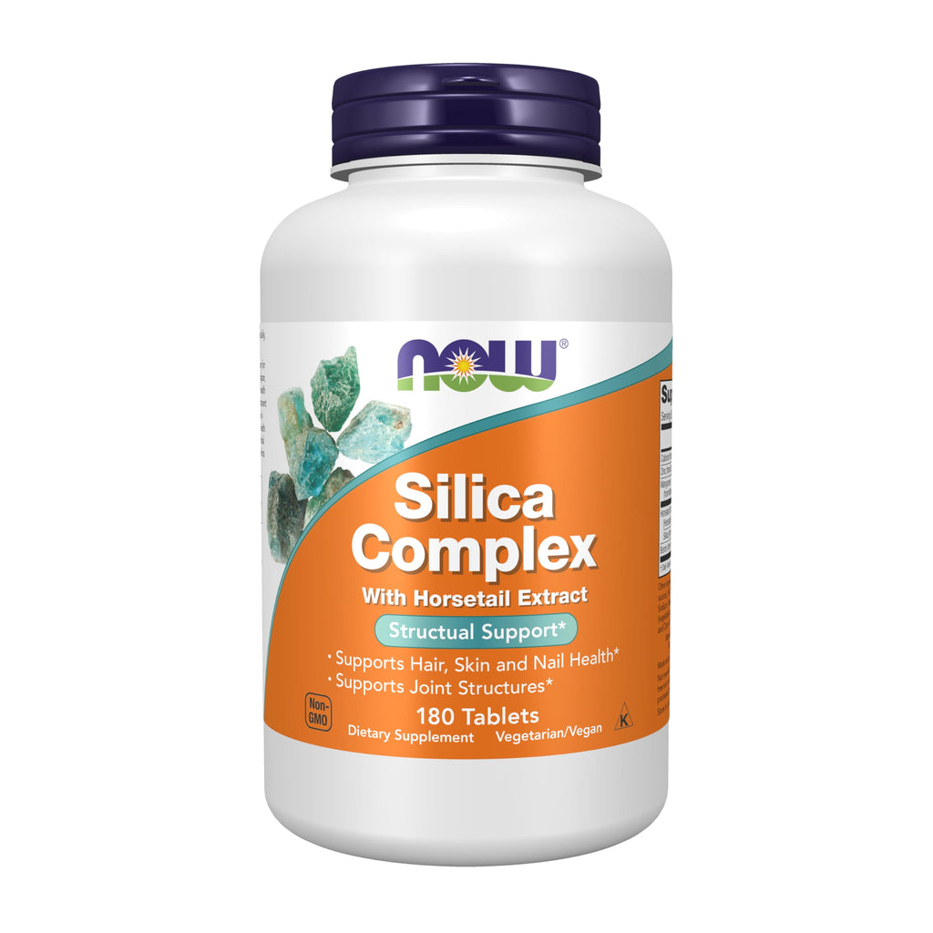 NOW Silica Complex with Horsetail Extract - 180 Tablets