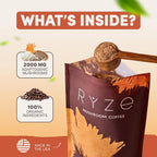 RYZE SUPERFOODS Mushroom Coffee Powder - 30 Servings - image 6