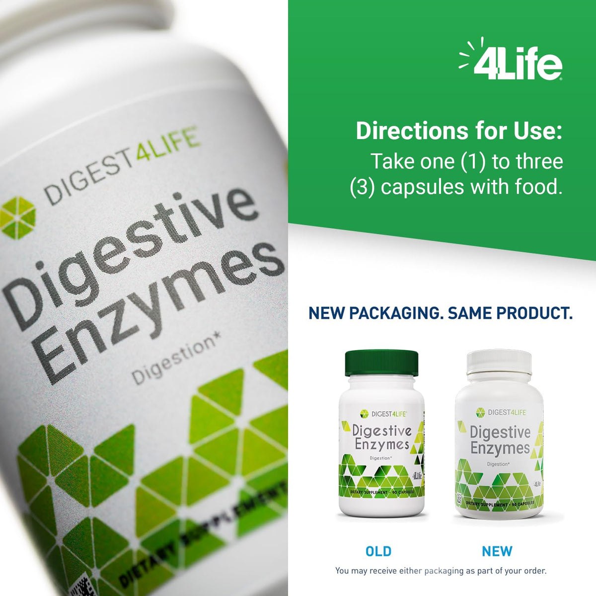 4Life Digest4Life Digestive Enzymes Gut Support - 90 Capsules - image 5