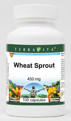 Terravita Wheat Sprout - 450 mg (100 Capsules, ZIN: 521628)