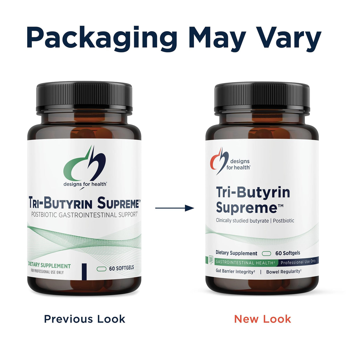 Designs for Health Tri-Butyrin Supreme Butyrate - 60 Softgels - image 5