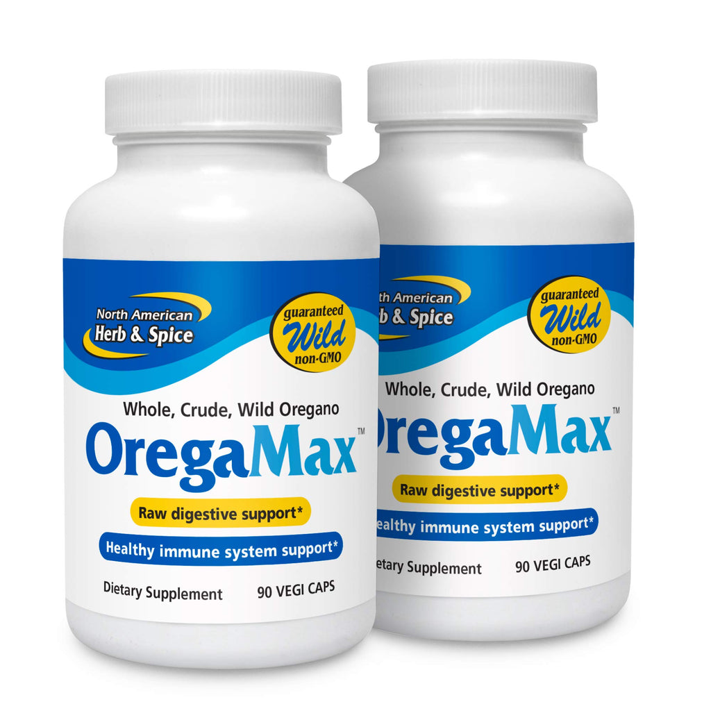 NORTH AMERICAN HERB & SPICE OregaMax Oregano Oil - 180 Vegetarian Capsules