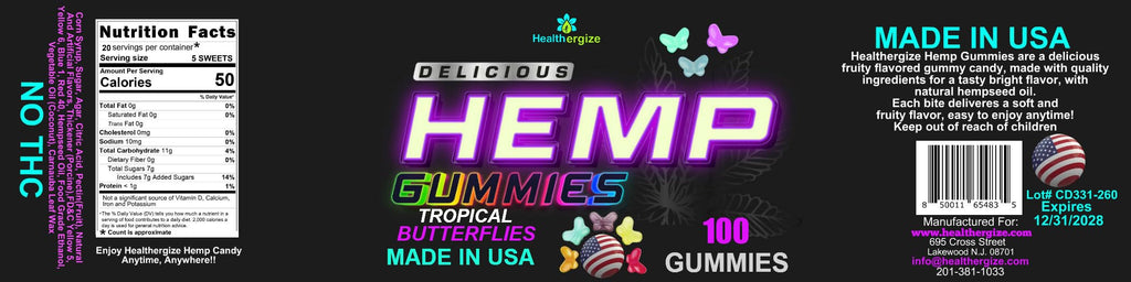 Healthergize Hemp Gummies for Sleep - 90 Count - image 7