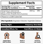 Nootropics Depot Magnesium Glycinate 200mg - 180 Capsules - image 2