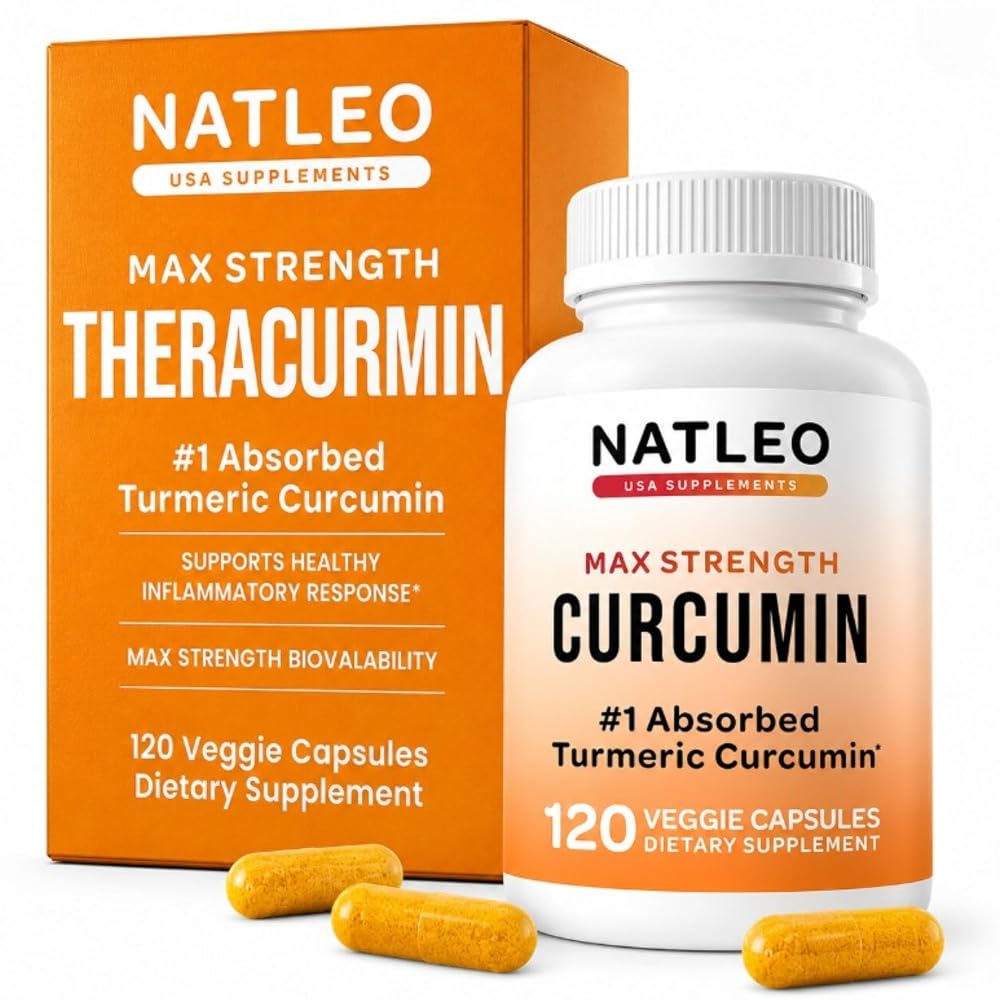 Natleo Theracurmin Turmeric Curcumin Supplement High Absorption