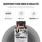 UMZU Testro-X Testosterone Support for Men - 90 Capsules - image 4