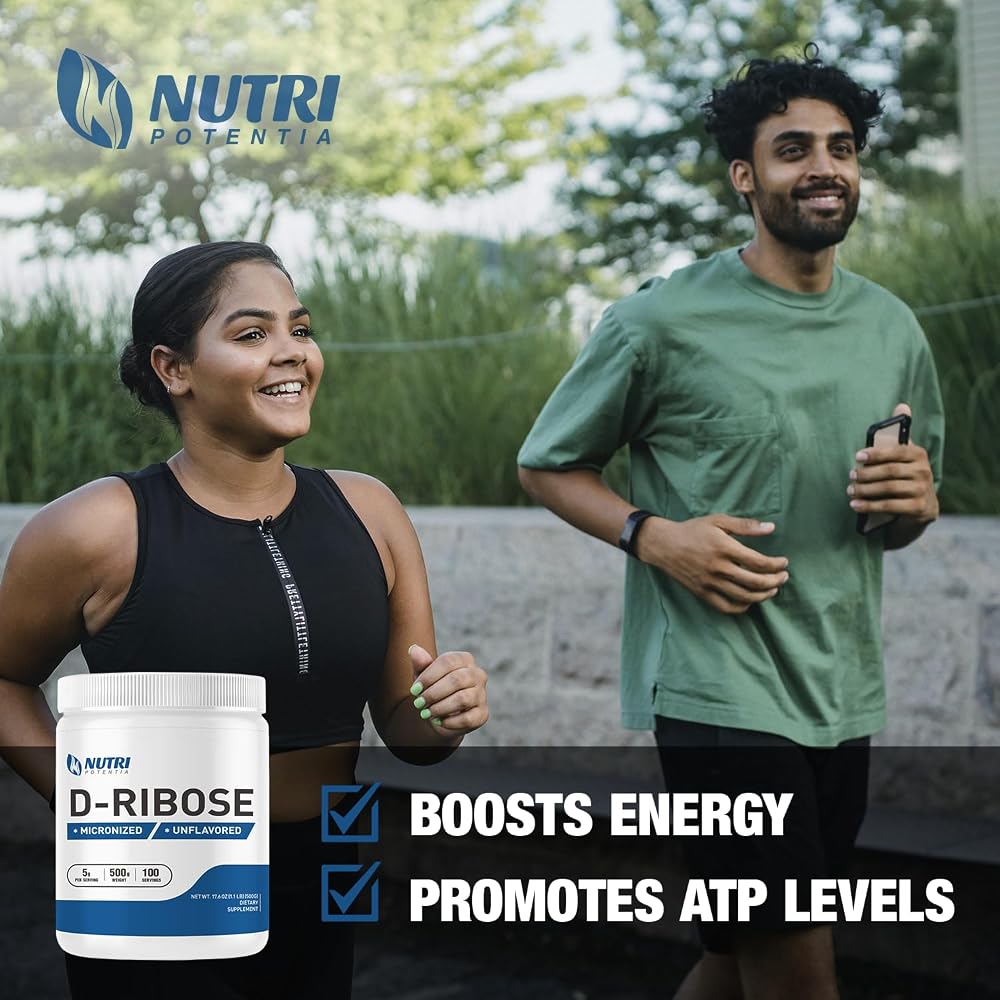 NUTRI POTENTIA Pure D-Ribose Powder for Energy - 500g - image 3
