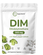 Micro Ingredients DIM 300mg Estrogen Metabolism - 240 Veggie Capsules