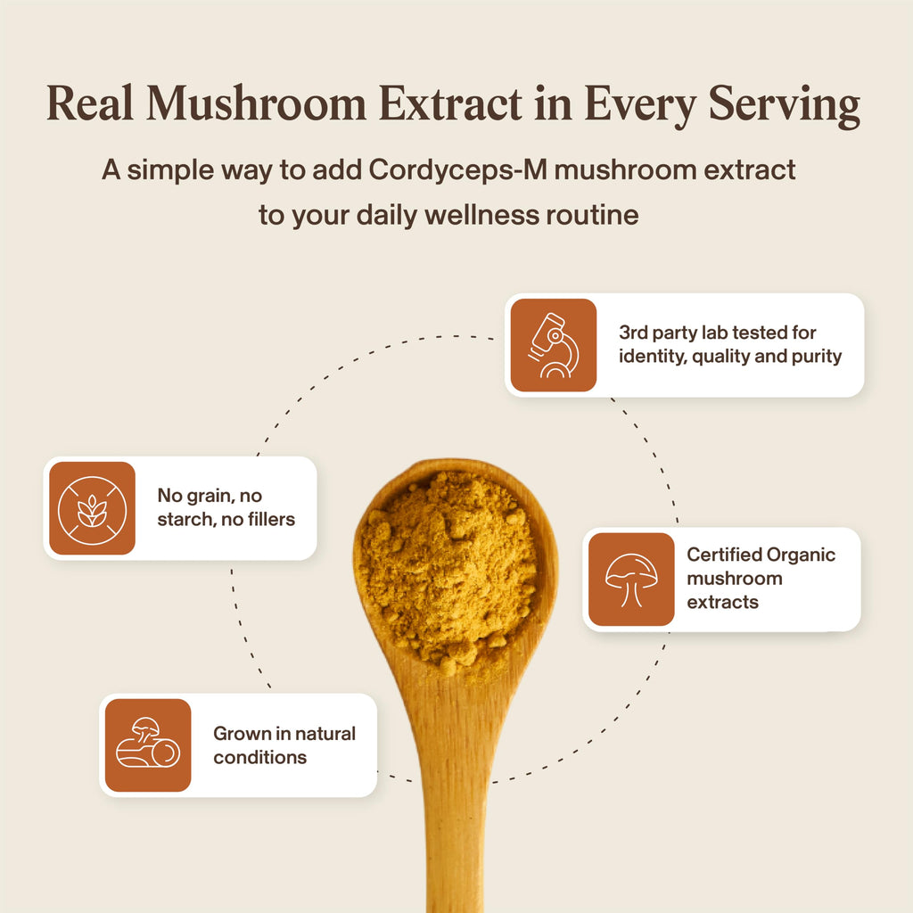 Real Mushrooms Organic Cordyceps Powder for Performance - 150 Servings - image 7
