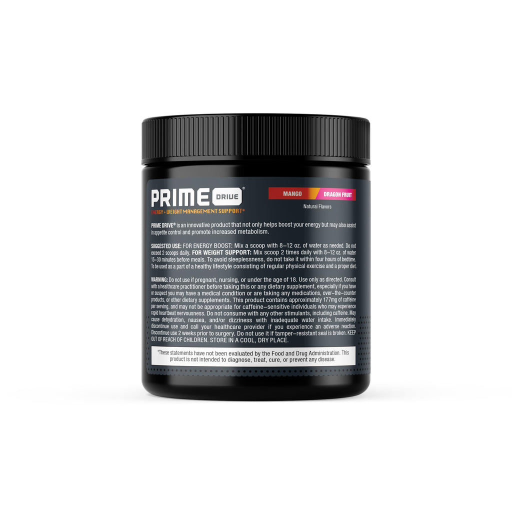 Prime Drive Energy Mango Dragonfruit Pre-Workout Powder - 30 Servings - image 3
