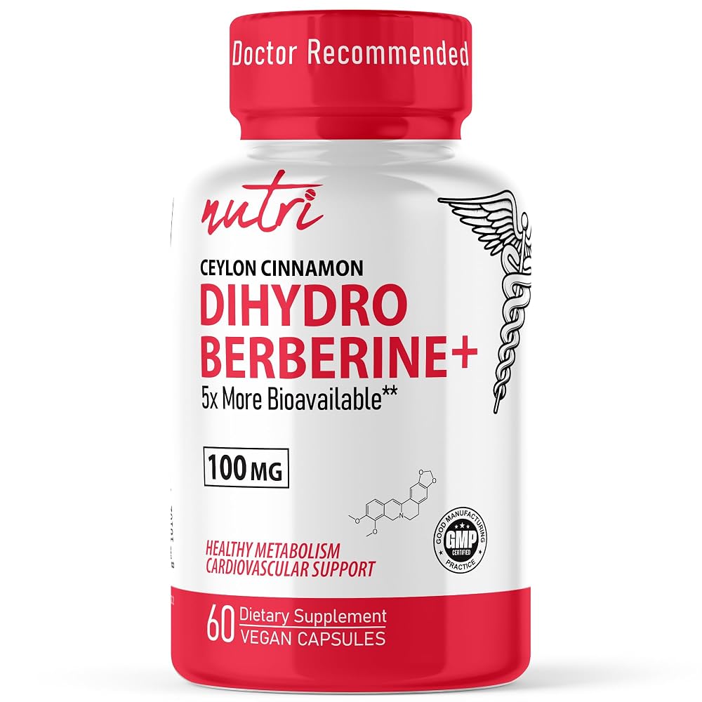 Nature's Fusions Dihydroberberine 100mg with Ceylon Cinnamon - 60 Capsules
