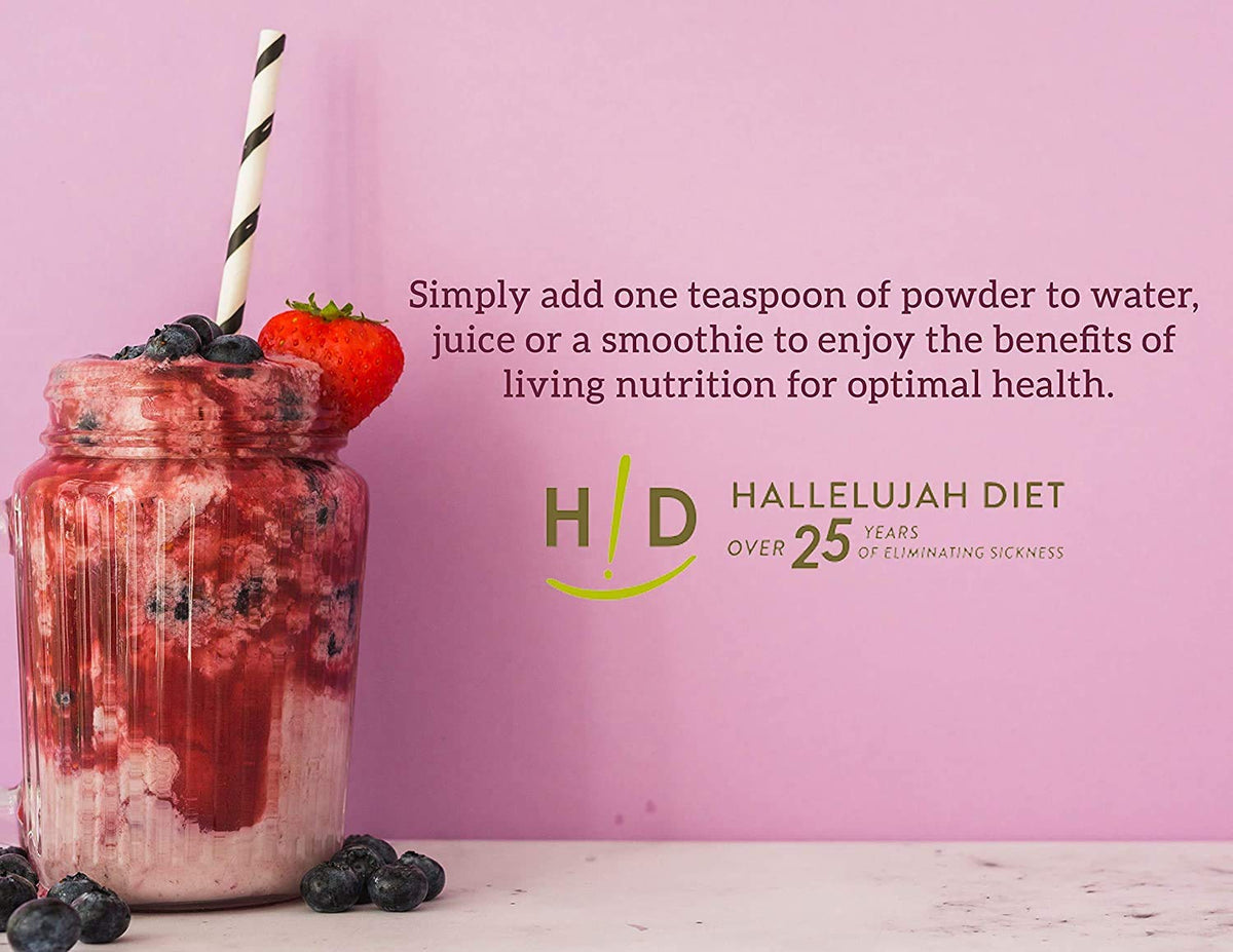 Hallelujah Diet Organic BarleyMax Green Juice Powder - 8.5 oz - image 5