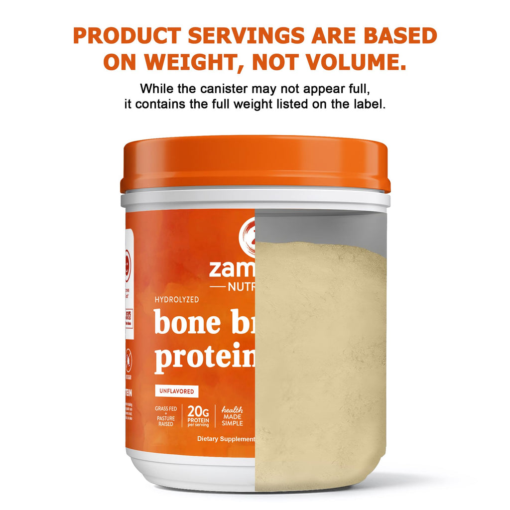 Zammex Beef Bone Broth Protein Powder Unflavored - 27 Servings - image 8