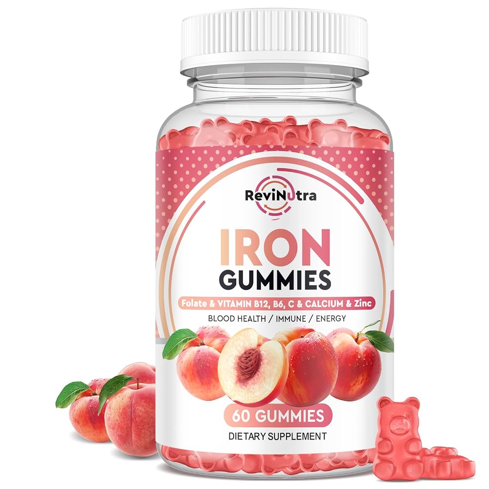 ReviNutra Iron Gummies,Iron Supplement for Women, Men & Kids-Futi-G1-1