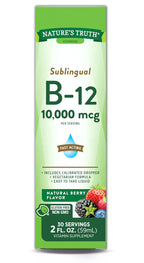 Nature's Truth Sublingual Vitamin B-12 10,000 Mcg Liquid - 2 Fl Oz