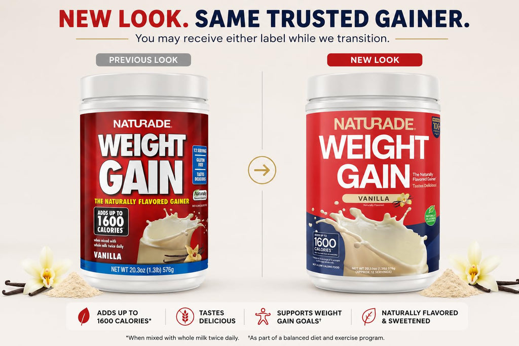 Naturade Weight Gain Nutrition Drink Mix Vanilla - 20.3 oz - image 2