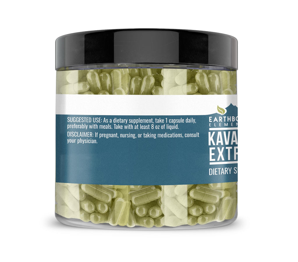 Earthborn Elements Kava Kava Extract - 200 Capsules - image 3