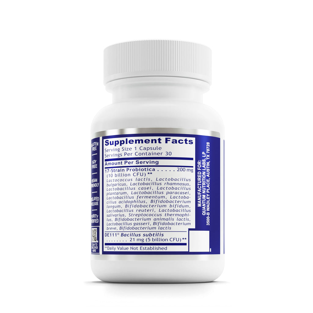 Quantum Nutrition Labs Probiotic Daily 18 Strains - 30 Vegetarian Capsules - image 2
