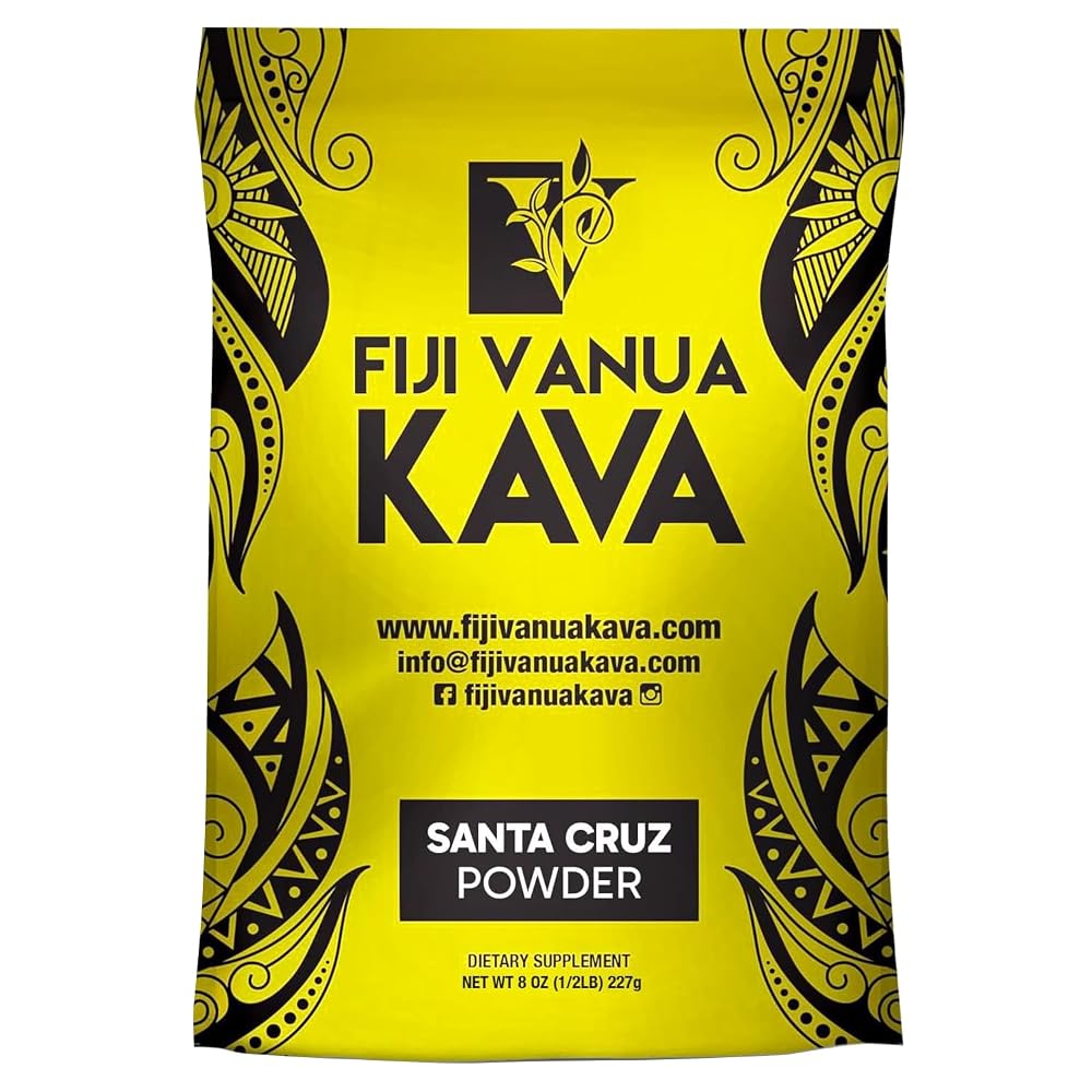 Fiji Vanua Kava Santa Cruz Root Powder Noble Medium Grind - 8oz