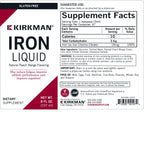 Kirkman Iron Liquid Ferrous Bisglycinate Chelate - 237 ml - image 3