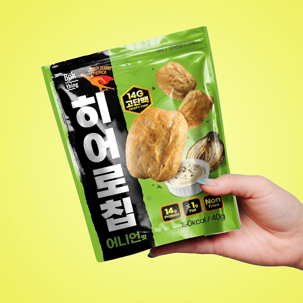 Bokthing HERO CHIP, High Protein Chips, Plant-Based Protein