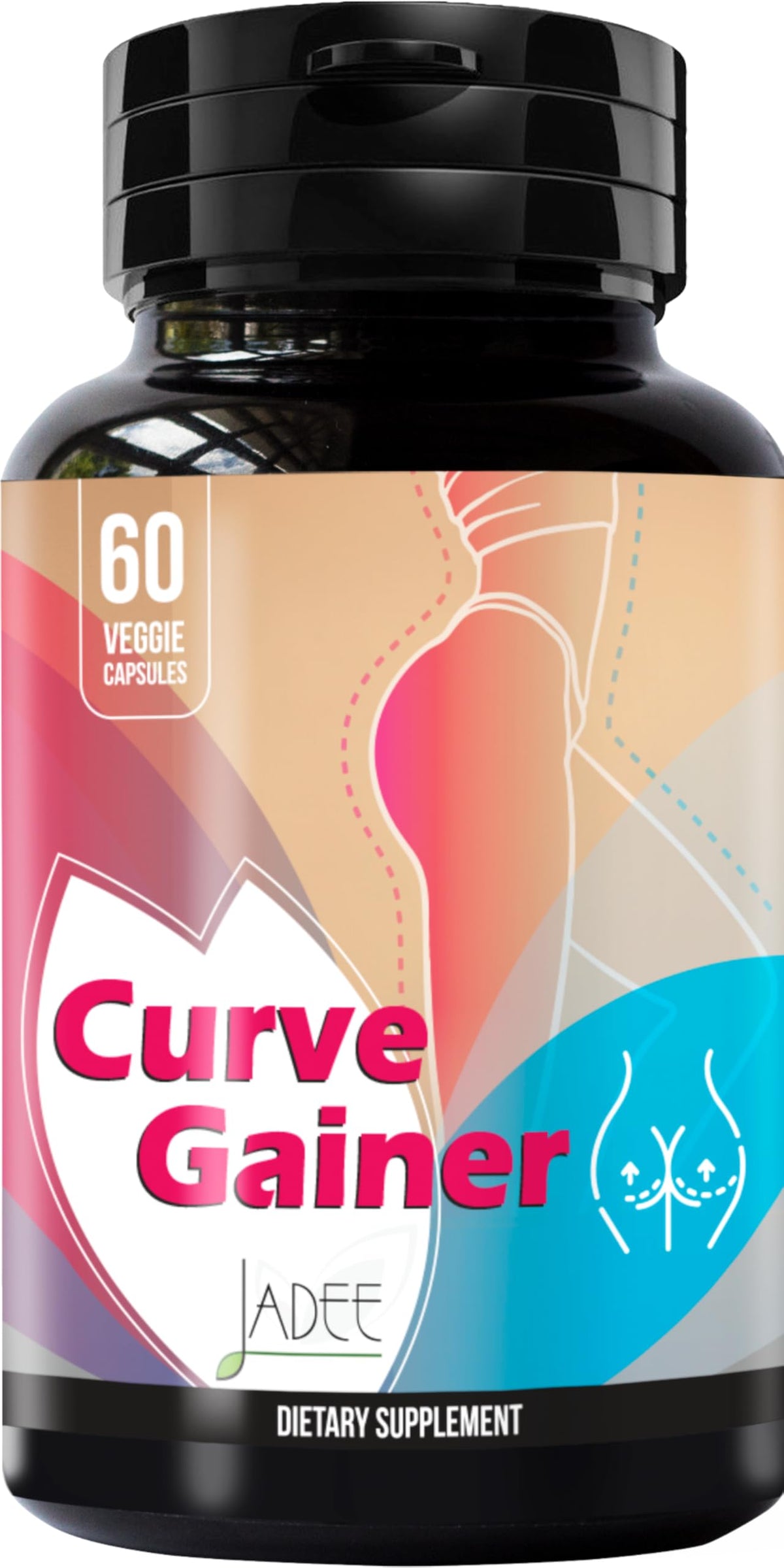 Jadee Curves Weight Gainer for Women - 60 Vegetarian Capsules