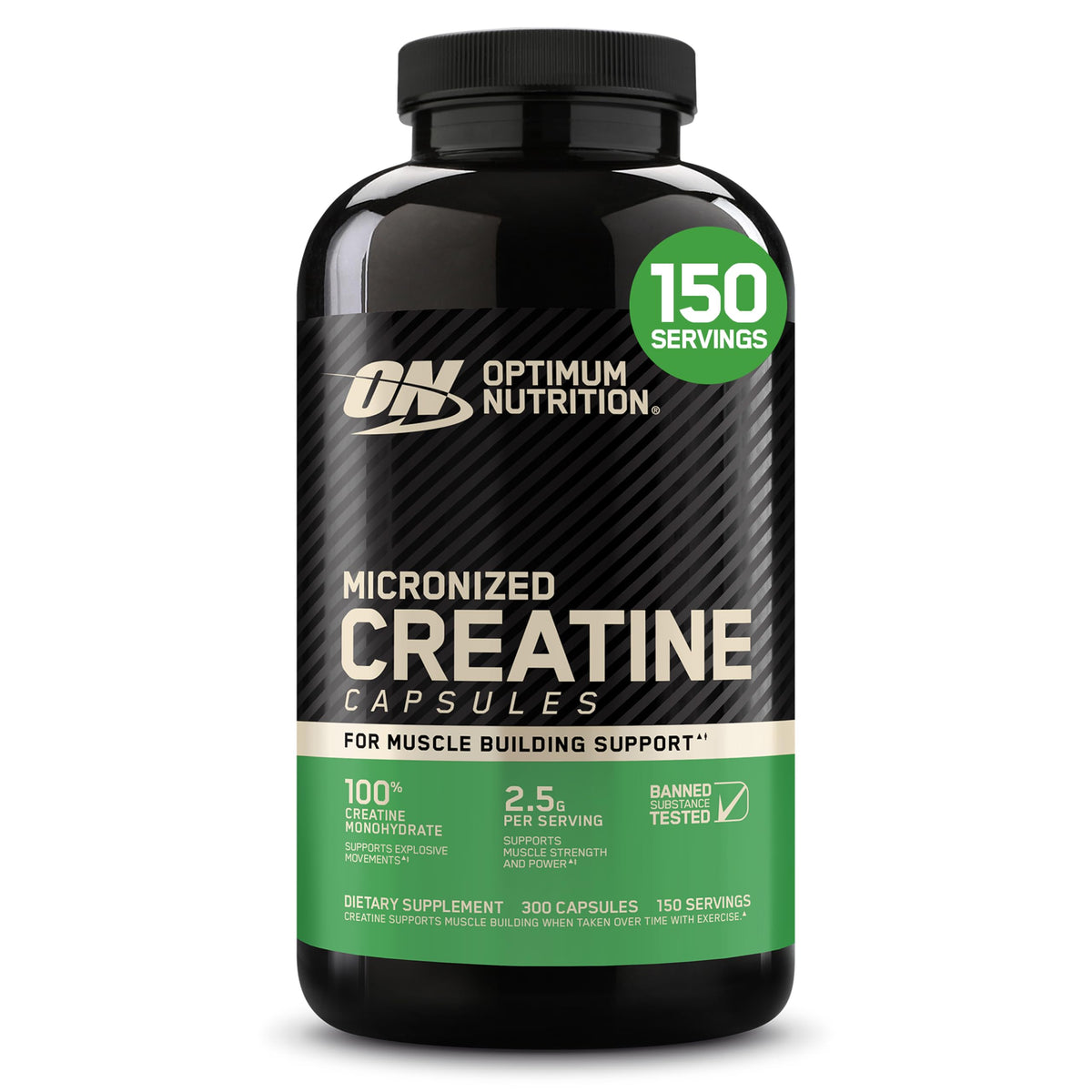 Optimum Nutrition Micronized Creatine Monohydrate Capsules - 300 Count - image 9