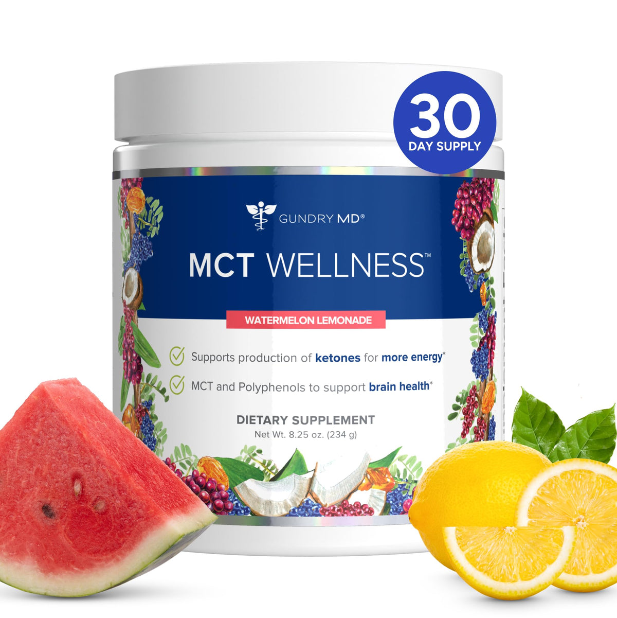 Gundry MD MCT Wellness Powder, Sugar Free