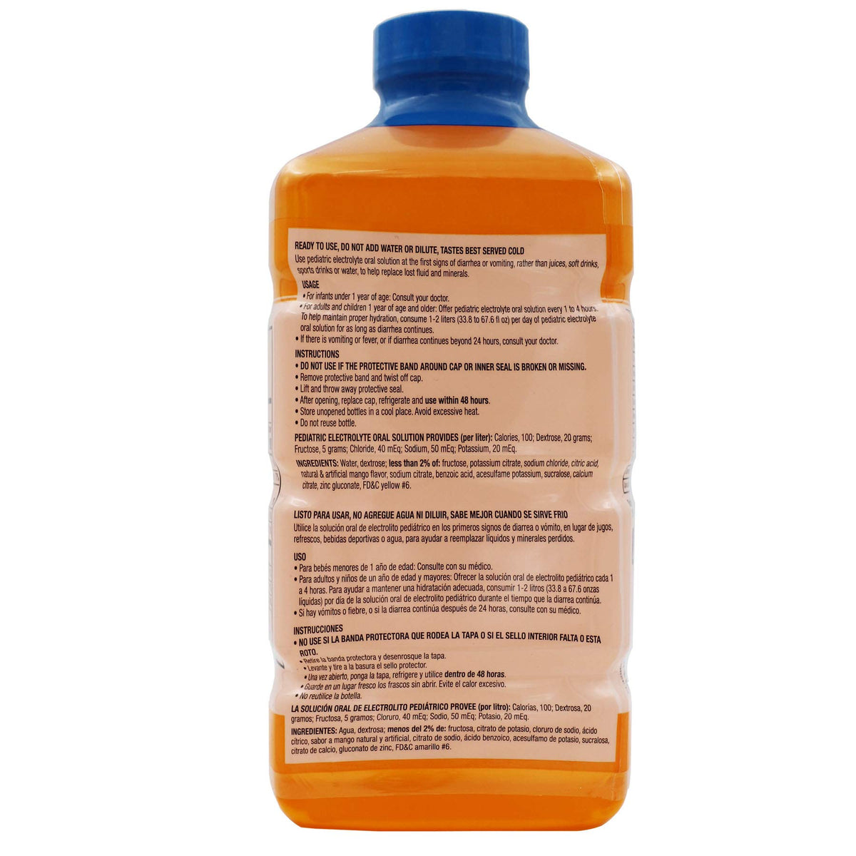 REPONE SUERO Electrolyte Solution with Zinc, Mango - 67.6 Fl Oz - image 3