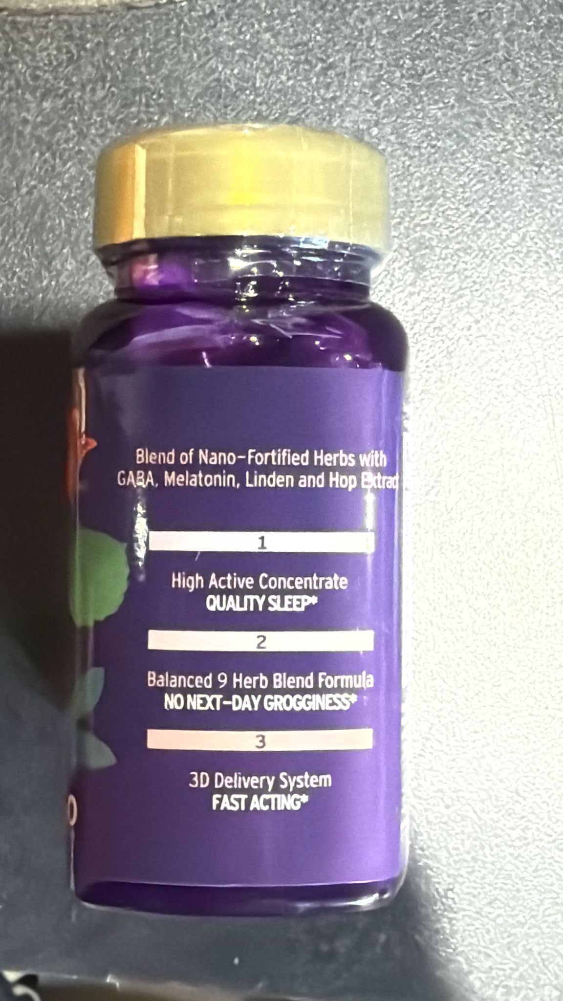 Dream Spell 3D Natural Sleep Aid with Melatonin & GABA - 60 Capsules - image 4