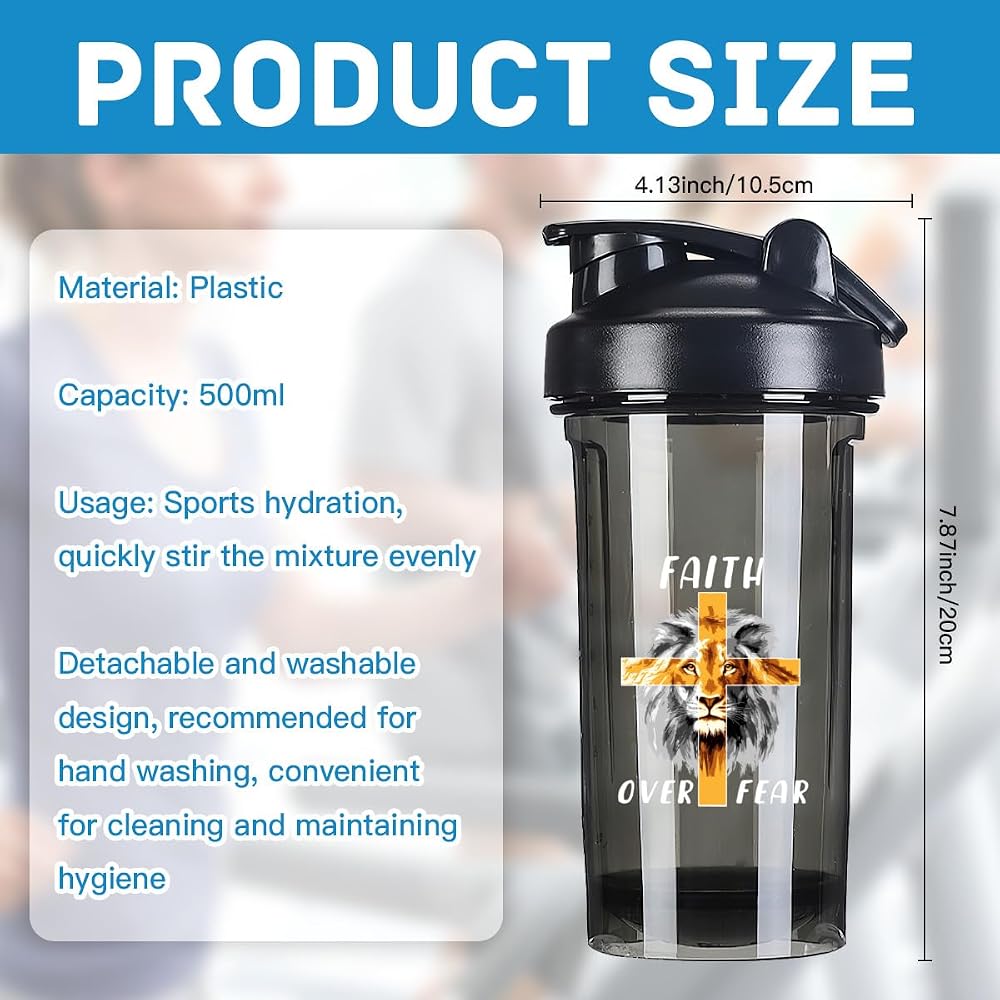 generic Shaker Cup,Fashion Theme Pattern Shaker Bottle Leak-proof