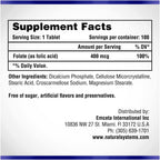 Natural Systems Folic Acid 400 mcg Prenatal Vitamin - 100 Tablets - image 2