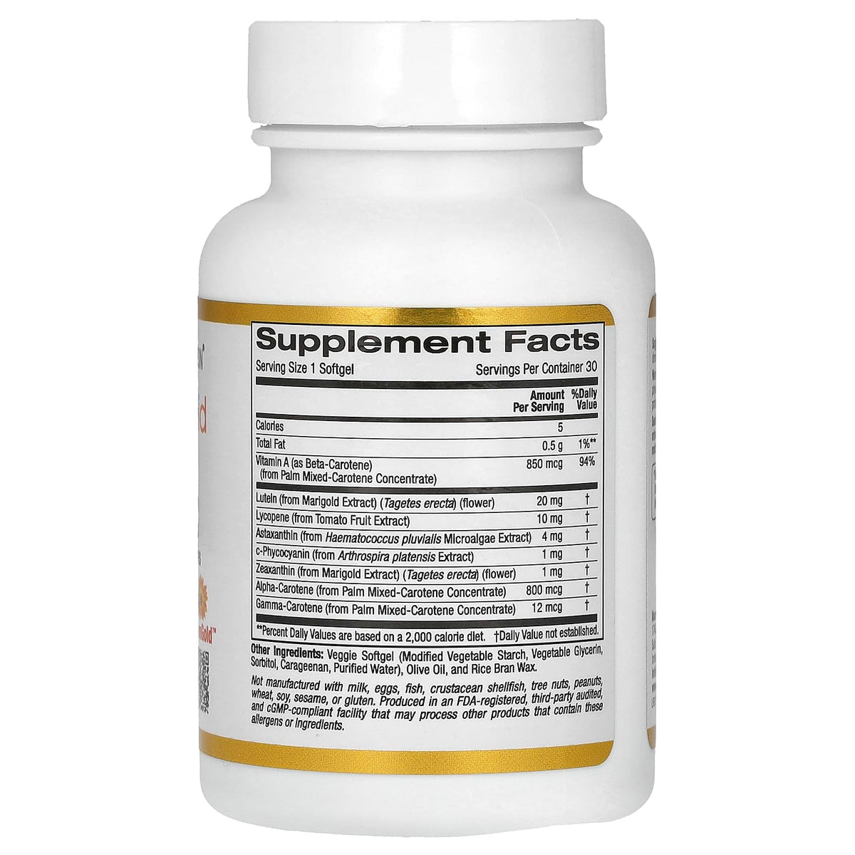 California Gold Nutrition Astaxanthin Carotenoid Complex - 30 Softgels - image 2