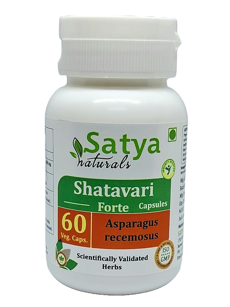 Satya Naturals Shatavari Forte Capsules 500 mg. 60 Veg. Capsule