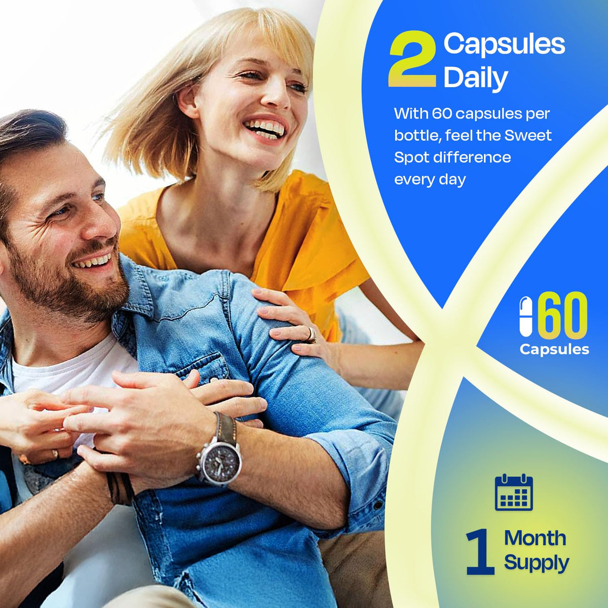 TASTE THE SWEET SPOT Pineapple Probiotics for Men - 60 Capsules - image 6