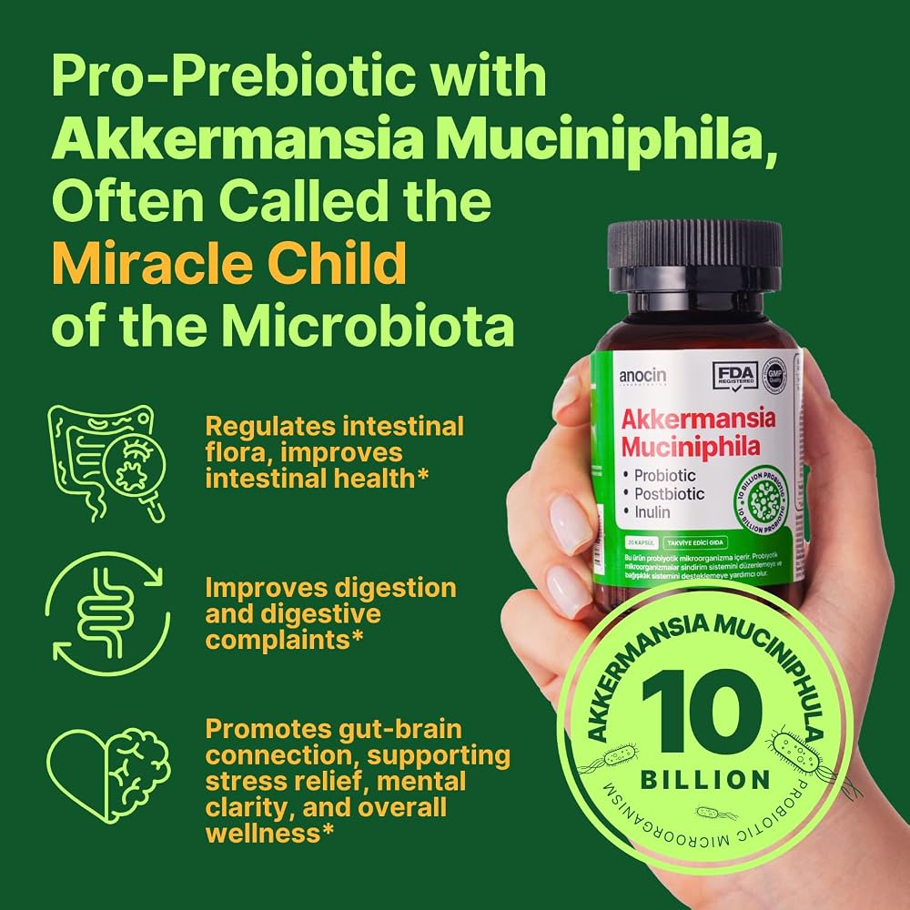 anocin Akkermansia Muciniphila Probiotic Gut Health - 10 Billion CFU - image 3