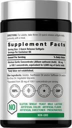 Horbäach Odorless Garlic Softgel Supplement - 200 Softgels - image 2