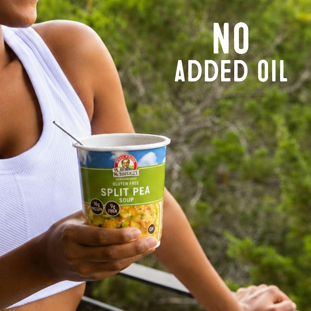 Dr. McDougall's Vegan Split Pea Soup Cup - 6 Pack - image 3