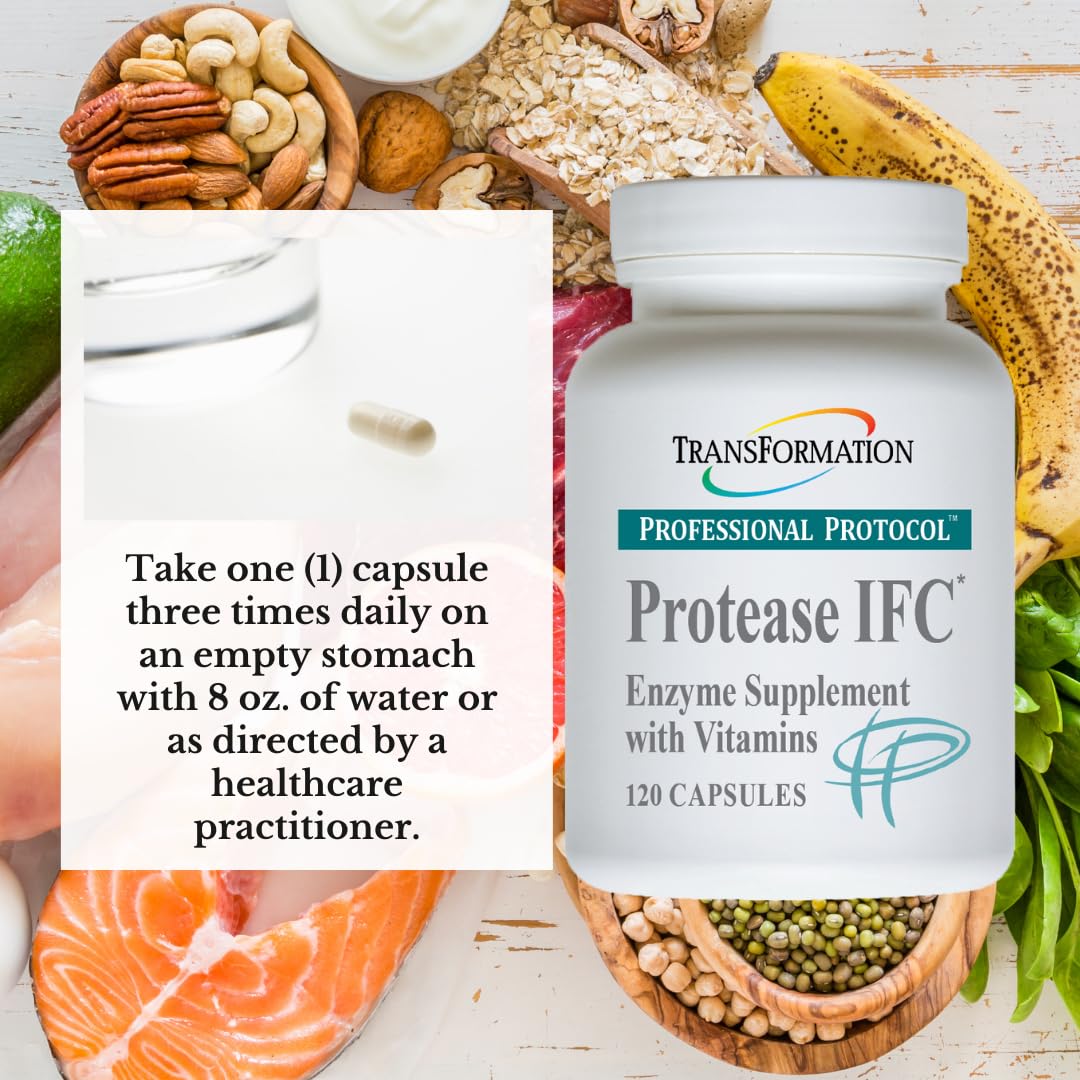 TRANSFORMATION Enzyme Protease IFC Supplement - 120 Capsules - image 3