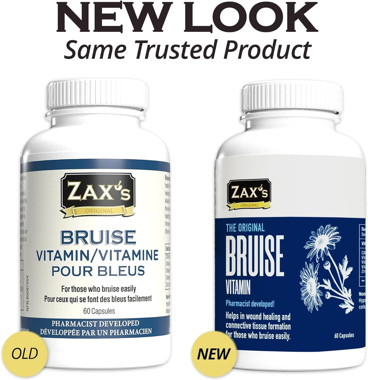 ZAX'S ORIGINAL Bruise Vitamin Supplement - 60 Capsules - image 9