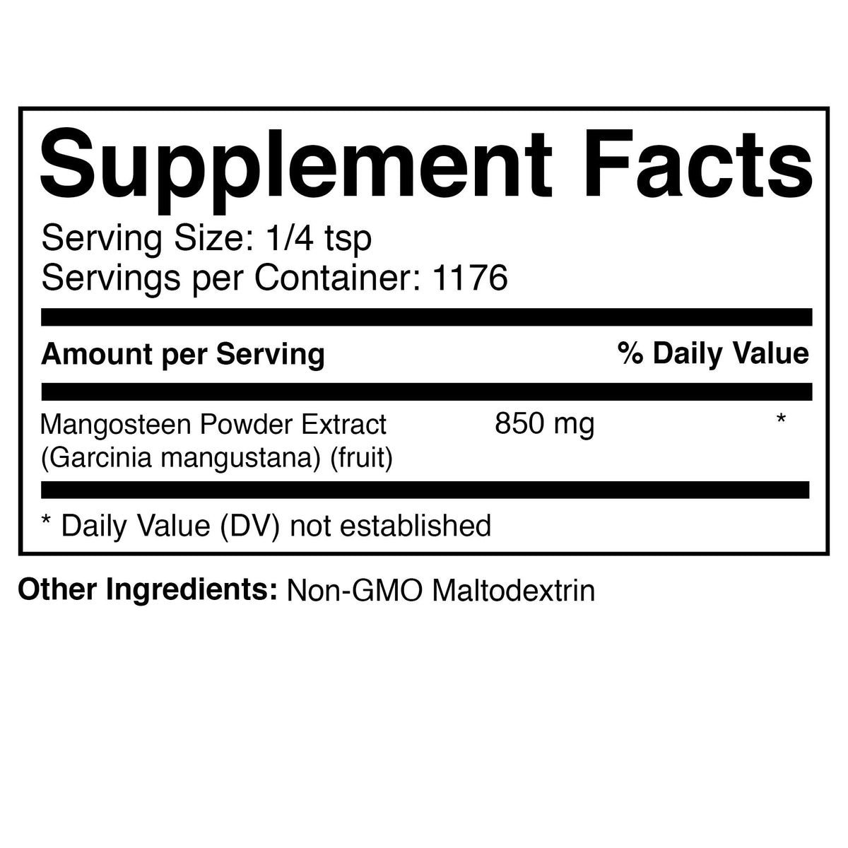 Prescribed For Life Mangosteen Powder 4:1 Immune Support - 1 kg - image 2